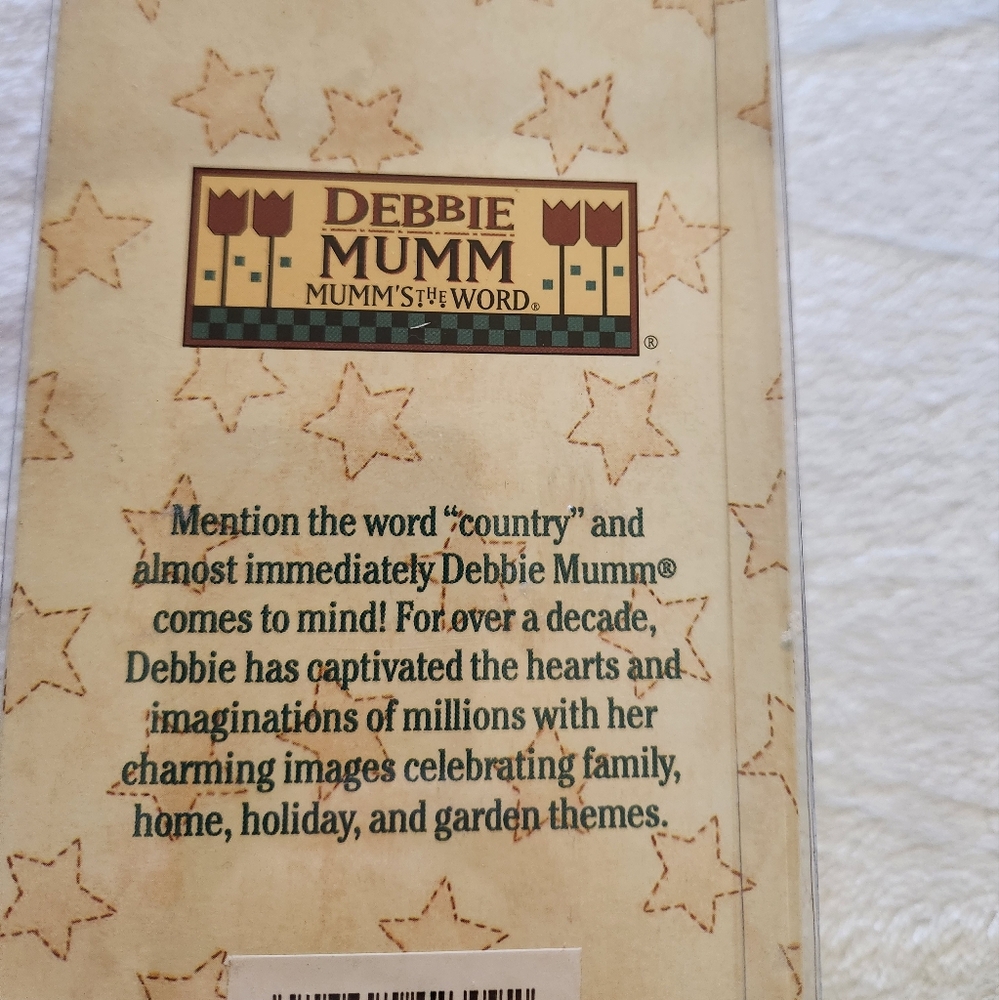 Debbie Mumm Button Santa Claus Candle Snuffer Stars Handle Christmas Vintage NIB - Picture 7 of 9